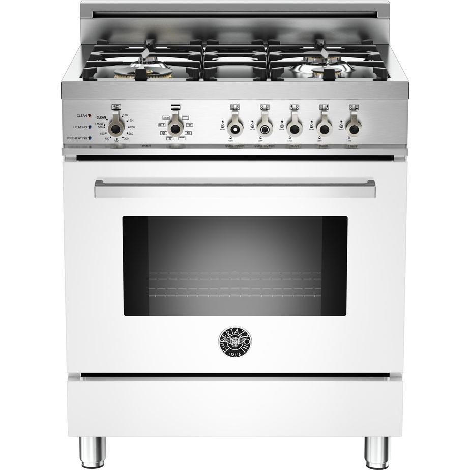 MAS304CEMXV by Bertazzoni - 30 inch Electric Range, 4 Heating Zones, Electric  Oven Stainless Steel