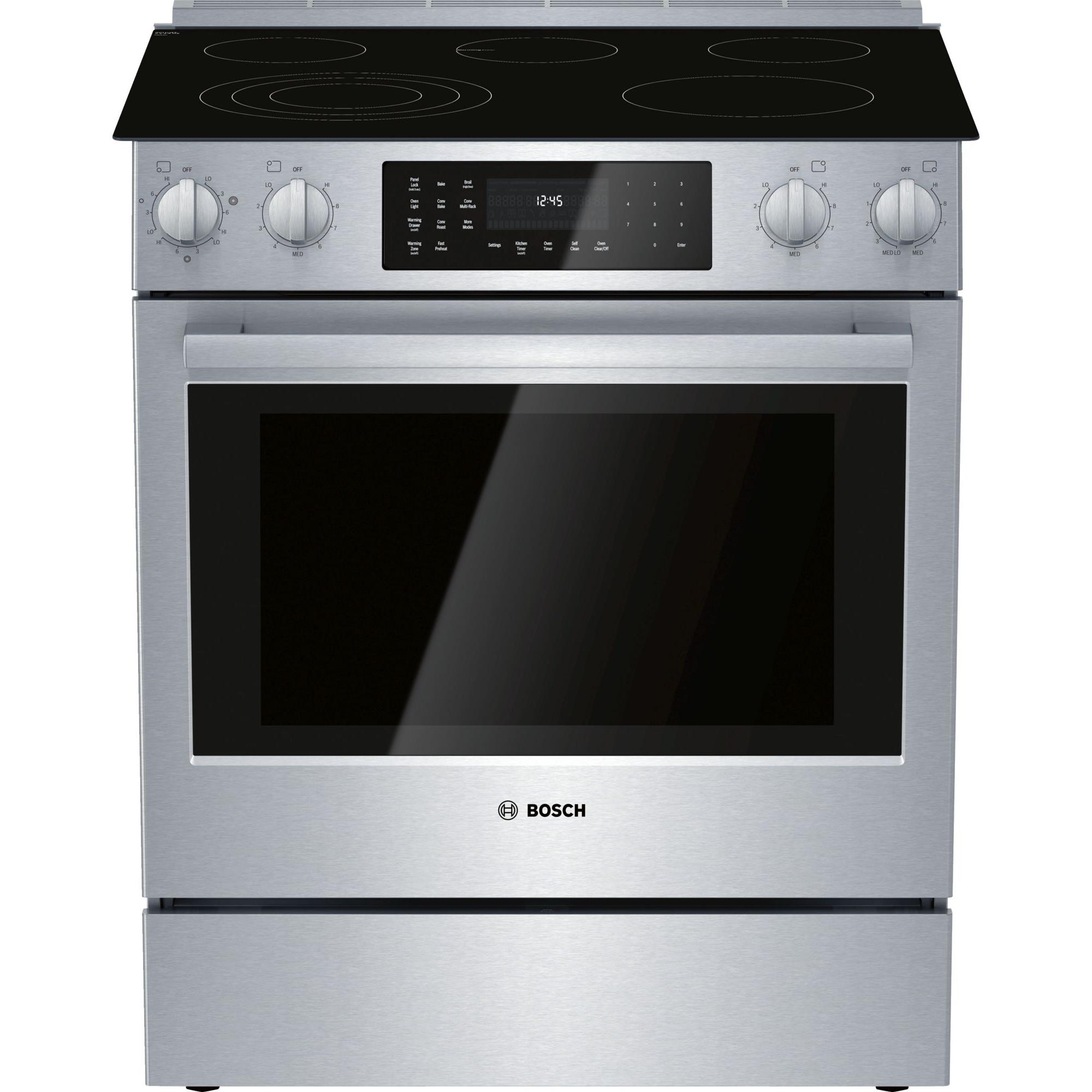 Bosch 30 inch Slide In Electric Range with 11 Specialized Cooking Mode