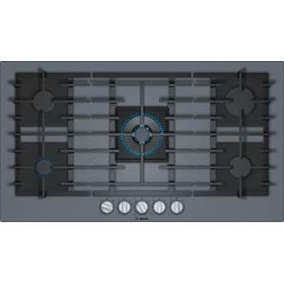 Bosch 36 inch Built in Gas Cooktop with FlameSelect NGMP677UC