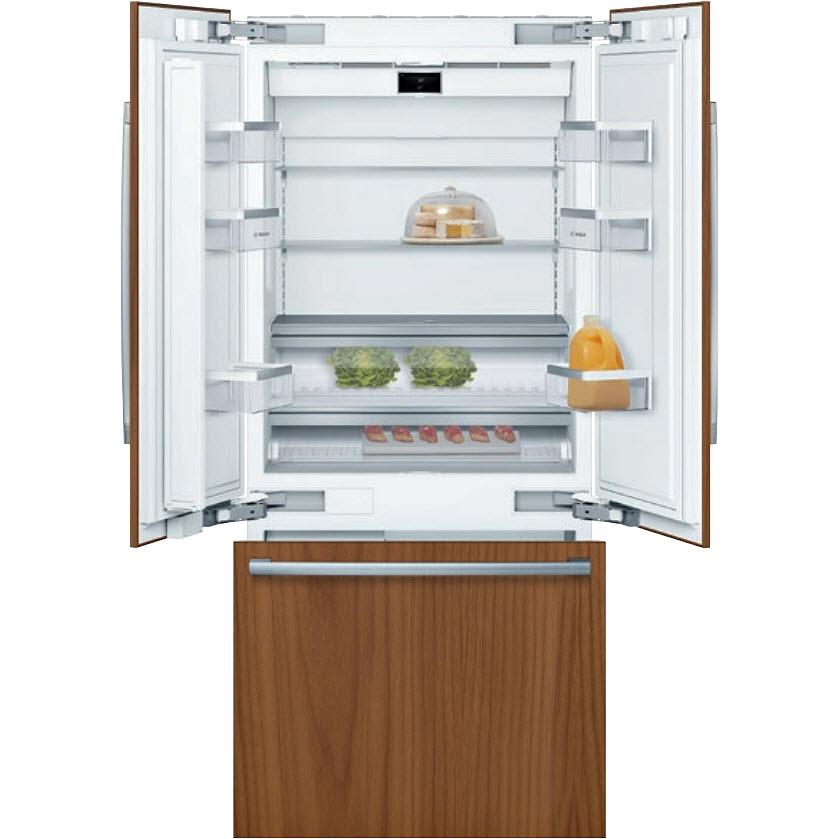 Bosch 36 inch 19.4 cu.ft. Built in French 3 Door Refrigerator with Wi Fi Connect B36IT905NP