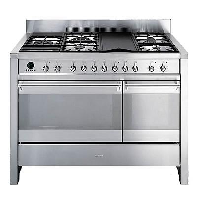 Smeg 48-inch Freestanding Dual-Fuel Range A3XU6 IMAGE 1