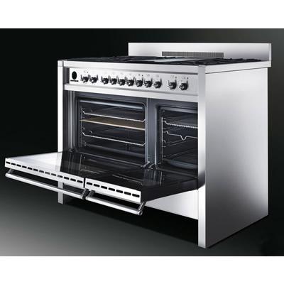 Smeg 48-inch Freestanding Dual-Fuel Range A3XU6 IMAGE 3