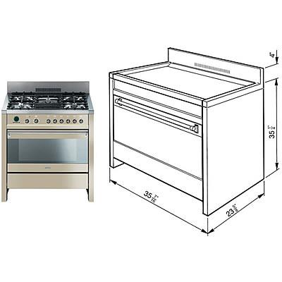 Smeg Ranges Dual Fuel A1PU6 IMAGE 2