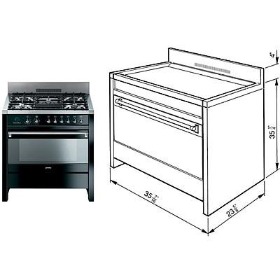 Smeg Ranges Dual Fuel A1NU6 IMAGE 2