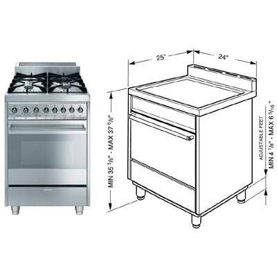 Smeg Ranges Gas C6GGXU IMAGE 2