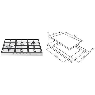 Smeg Cooktops Gas PTS727U5 Linear IMAGE 3