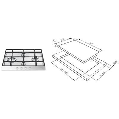 Smeg Cooktops Gas PTS605U3 Linear IMAGE 2