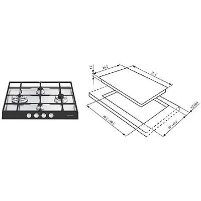 Smeg Cooktops Gas PTS605NU3 Linear IMAGE 2