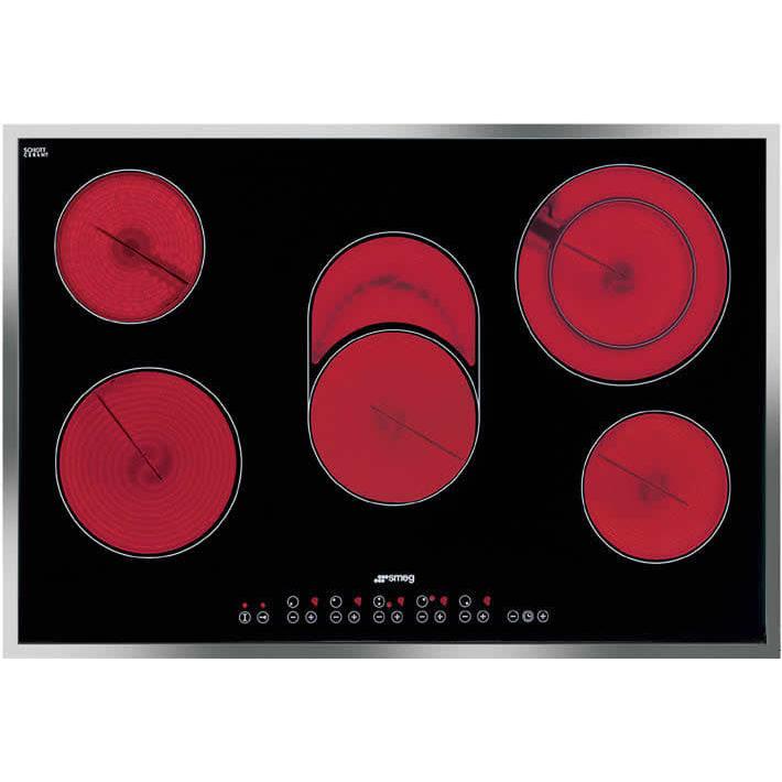 Smeg 30-inch Built-In Electric Cooktop S2773CXU IMAGE 1