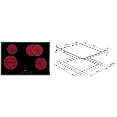 Smeg 30-inch Built-In Electric Cooktop S2772TCU IMAGE 2