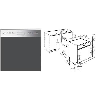 Smeg 24-inch Built-In Dishwasher PLA8743XU IMAGE 2