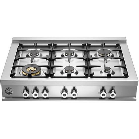 Bertazzoni 36-inch Gas Rangetop CB36600X IMAGE 1