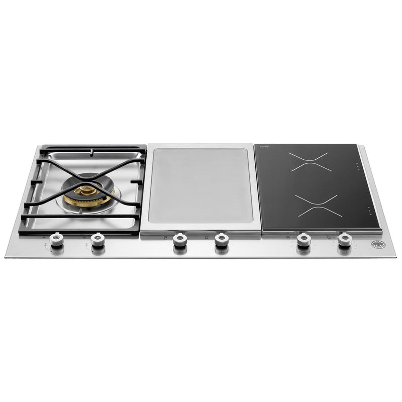 Bertazzoni 36-inch Built-In Dual Fuel Cooktop PM361IGX IMAGE 2