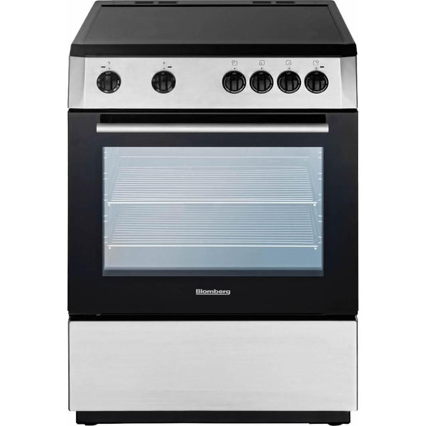 Blomberg 24-inch Freestanding Electric Range with Conventional Cooking BERC 24200 SS IMAGE 1