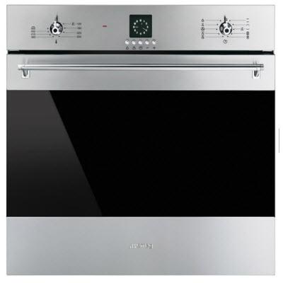 Smeg 24-inch, 2.8 cu. ft. Built-in Single Wall Oven with Convection SF399XU IMAGE 1