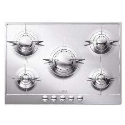 Smeg 27-inch Built-In Gas Cooktop PU75ES IMAGE 1