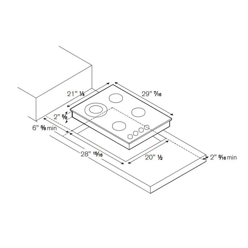 Bertazzoni 30-inch Built-In Gas Cooktop QB30M 4 00 X IMAGE 2