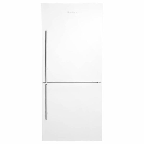 Blomberg 30-inch, 17.8 cu. ft. Bottom Freezer Refrigerator with Ice and Water BRFB1822WH IMAGE 1