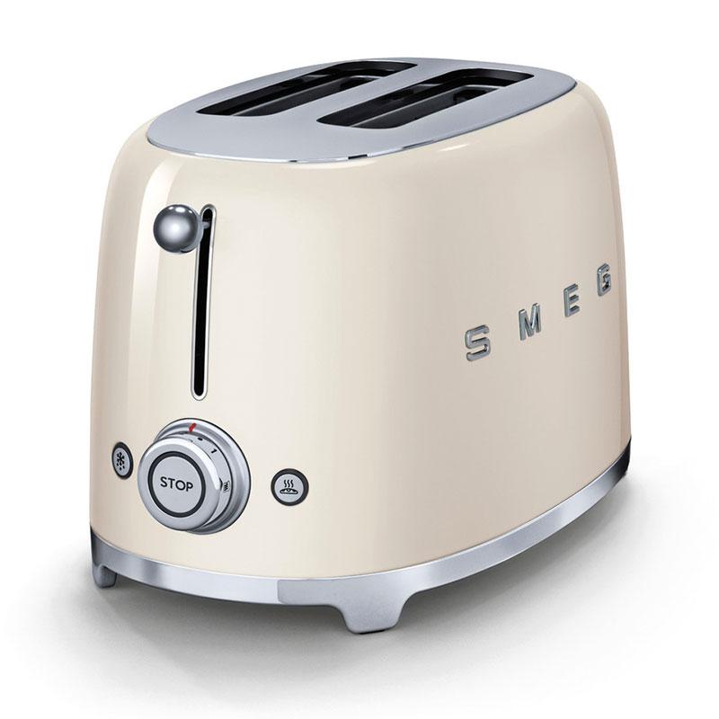 Smeg 2-Slice Lever Toaster TSF01CREU IMAGE 1