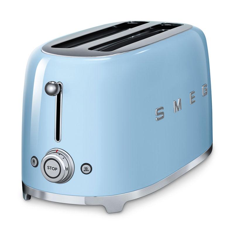 Smeg 4-Slice Lever Toaster TSF02PBEU IMAGE 1