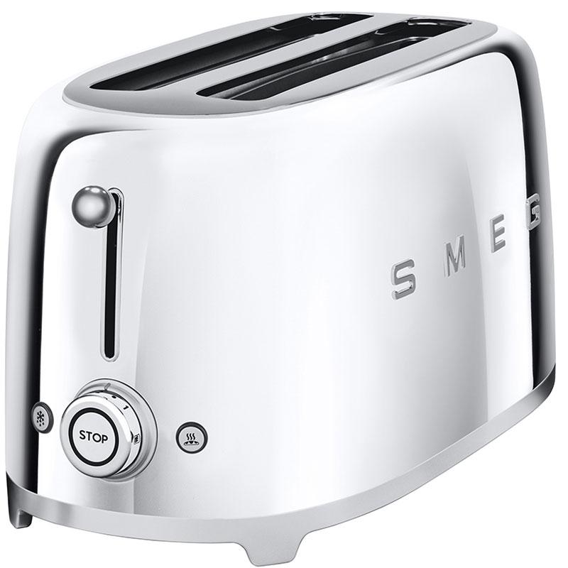 Smeg 4-Slice Lever Toaster TSF02SSEU IMAGE 1