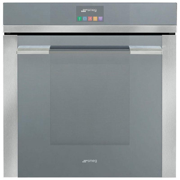 Smeg 24-inch, 2.79 cu. ft. Built-in Single Wall Oven with Convection SFP140S IMAGE 1