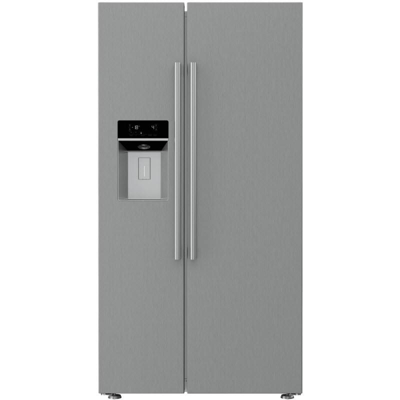 Blomberg 36-inch, 19.3 cu. ft. Side-by-Side Refrigerator with Ice and Water BSBS 2230 SS IMAGE 1