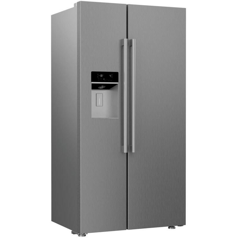 Blomberg 36-inch, 19.3 cu. ft. Side-by-Side Refrigerator with Ice and Water BSBS 2230 SS IMAGE 2