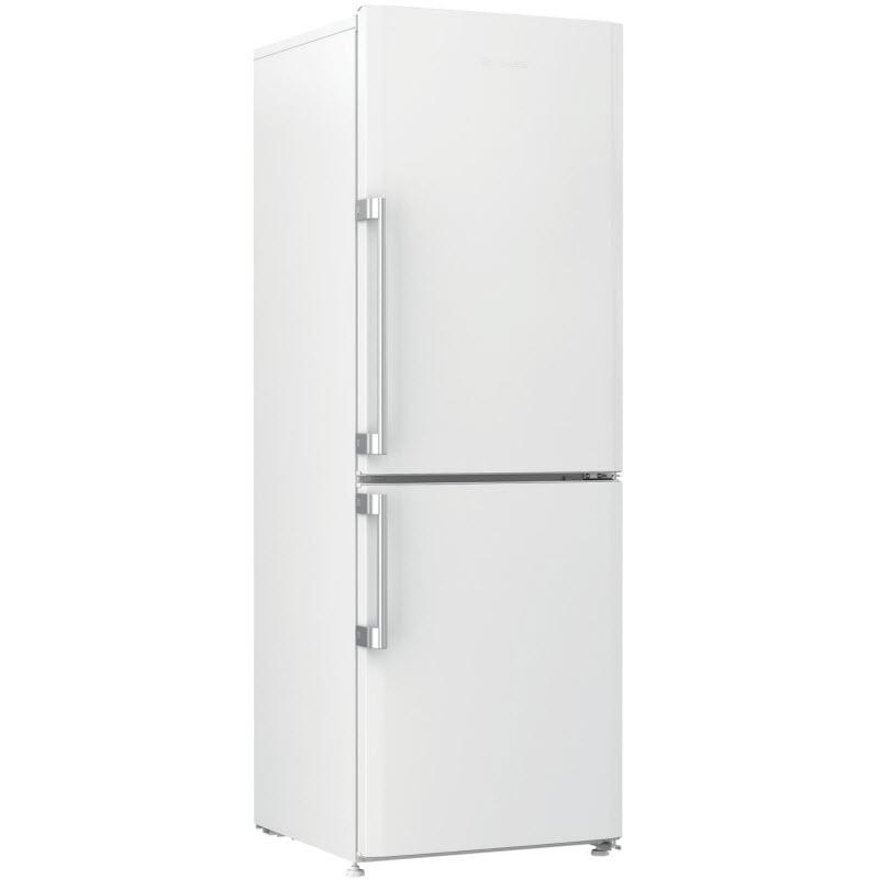 Blomberg 24-inch, 10.3 cu. ft. Bottom Freezer Refrigerator BRFB 1044 WH IMAGE 2