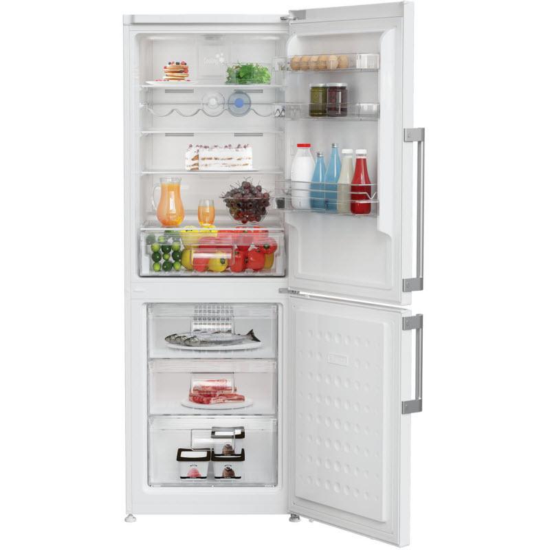 Blomberg 24-inch, 10.3 cu. ft. Bottom Freezer Refrigerator BRFB 1044 WH IMAGE 3