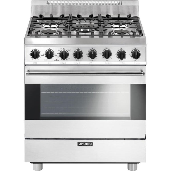 Smeg 30-inch Freestanding Gas Range C30GGBU IMAGE 1