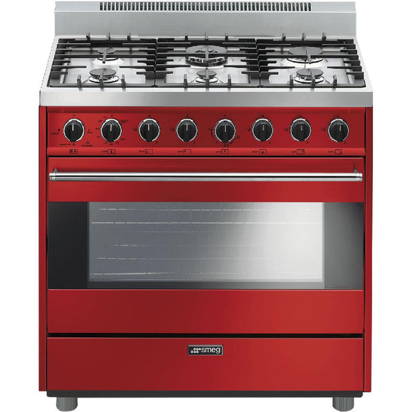 Smeg 36-inch Freestanding Gas Range C36GGRU IMAGE 1