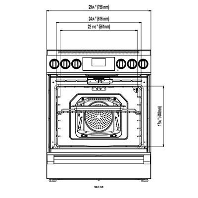 Blomberg 30-inch Freestanding Electric Range BERU 30420 SS IMAGE 3