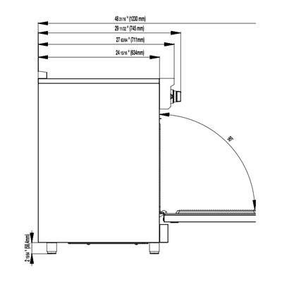 Blomberg 30-inch Freestanding Induction Range BIRP 34450 SS IMAGE 3