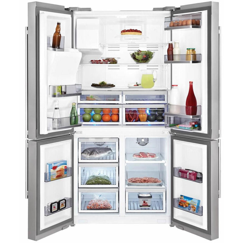 Blomberg 36-inch, 18.7 cu. ft. French 4-Door Refrigerator with Ice and Water BRFD 2652 SS IMAGE 3