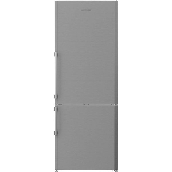 Blomberg 28-inch, 16.4 cu. ft. Bottom Freezer Refrigerator with Ice Maker BRFB 1522 SS IMAGE 1