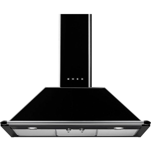 Smeg 35-inch Wall Mount Range Hood KT90BU IMAGE 1