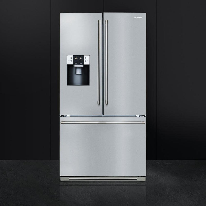 Smeg 36-inch, 26.1 cu. ft. French 3-Door Refrigerator with Ice and Water FTU171X7 IMAGE 3