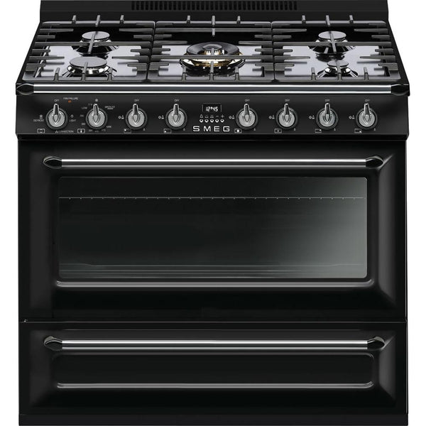 Smeg 36-inch Freestanding Gas Range TRU36GGBL IMAGE 1