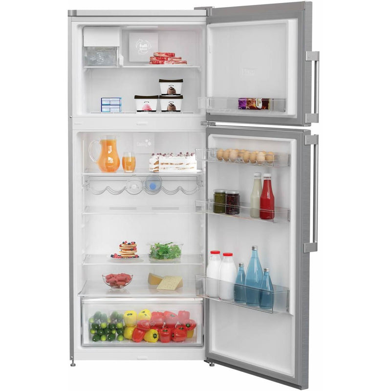 Blomberg 28-inch, 12.6 cu. ft. Top Freezer Refrigerator with Ice Maker BRFT 1522 SS IMAGE 3