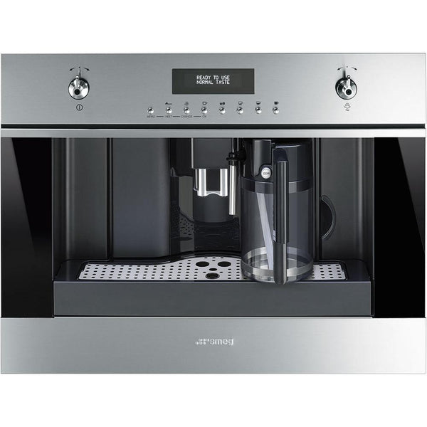 Smeg 24-inch Built-in Coffee System with coffee grinder CMSU6451X IMAGE 1