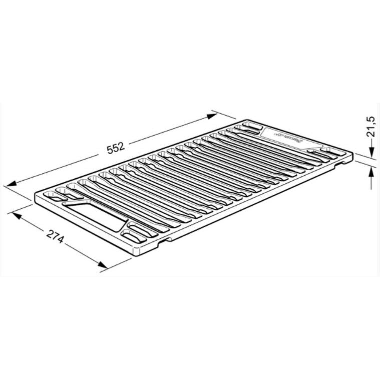 Smeg Grill and Oven Accessories Griddles GO120 IMAGE 2