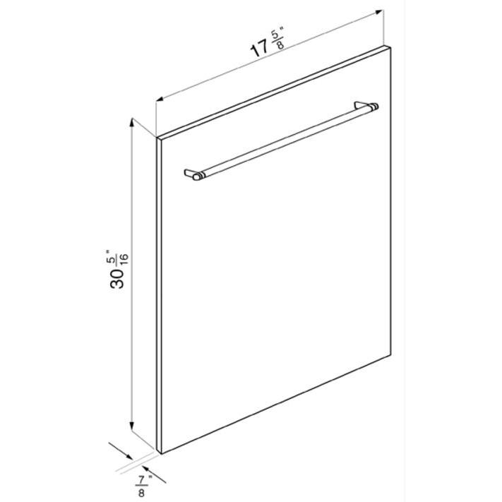 Smeg Dishwasher Accessories Panel Kit KIT45XU IMAGE 2