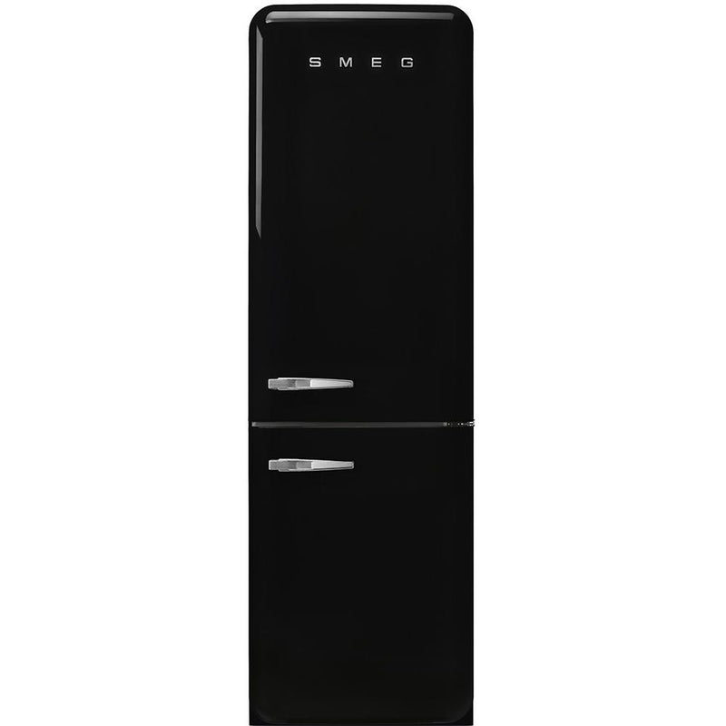 Smeg 24-inch, 11.7 cu. ft. Bottom Freezer Refrigerator FAB32UBLRN IMAGE 1