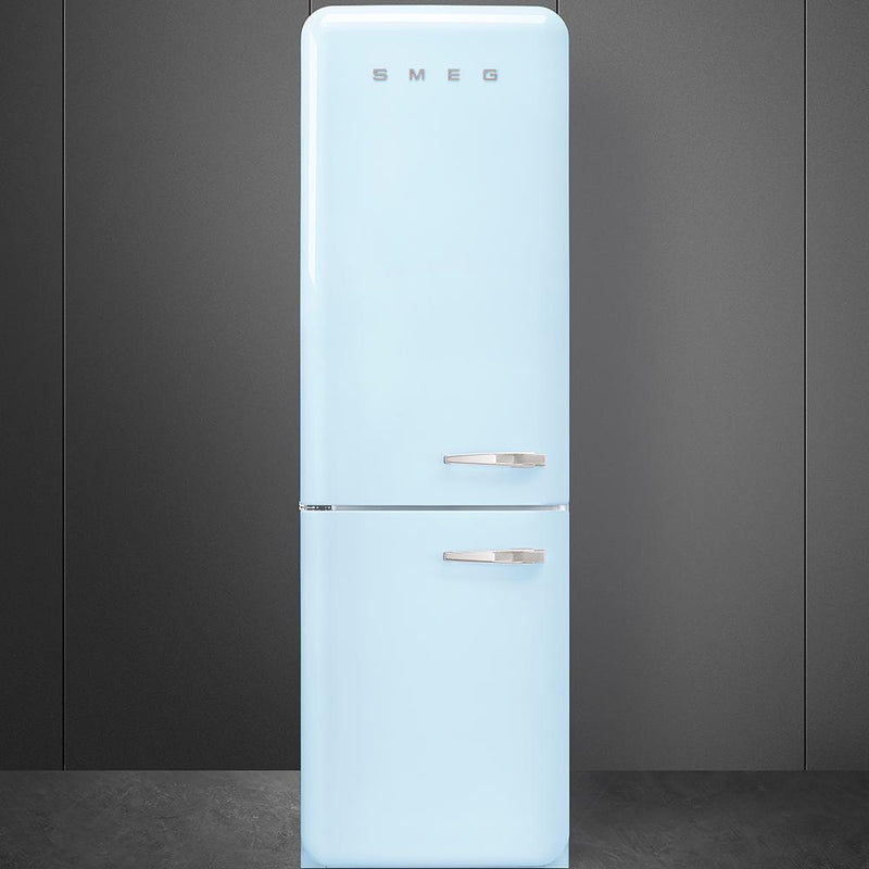 Smeg 24-inch, 11.7 cu. ft. Bottom Freezer Refrigerator FAB32UPBLN IMAGE 2