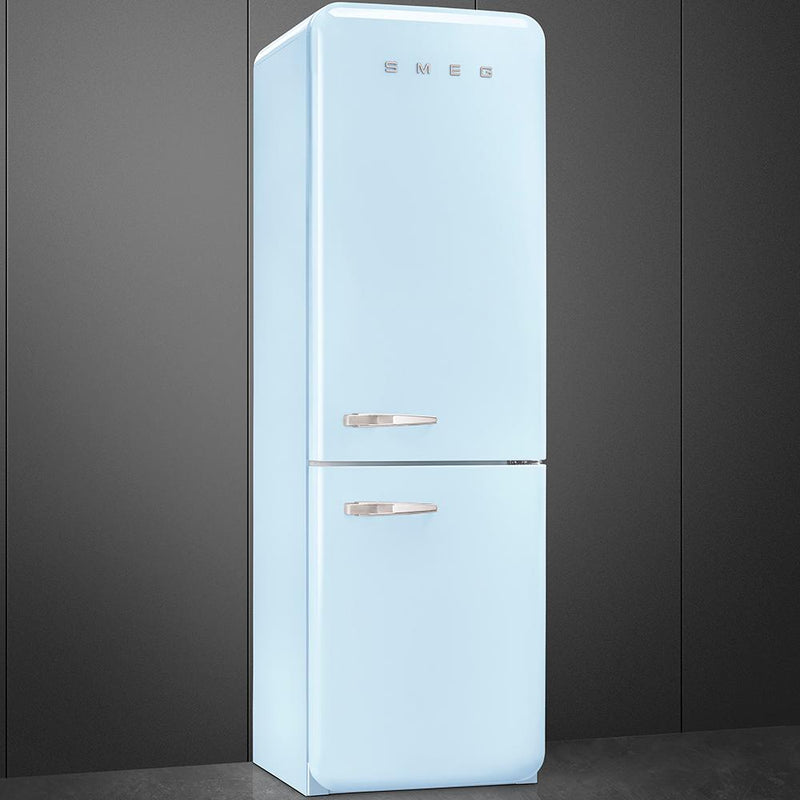 Smeg 24-inch, 11.7 cu. ft. Bottom Freezer Refrigerator FAB32UPBRN IMAGE 4