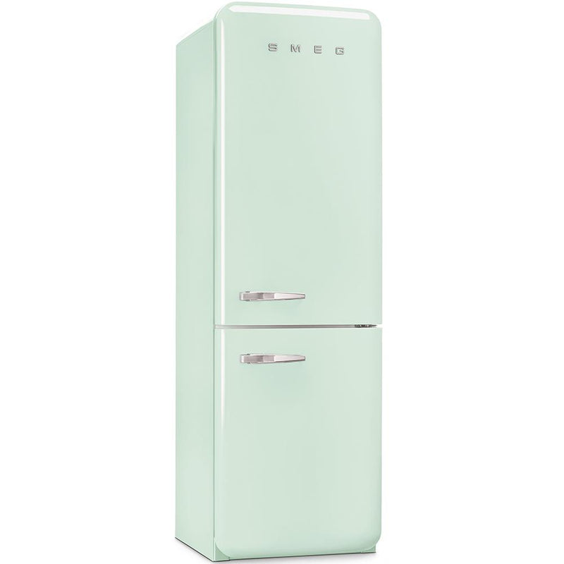 Smeg 24-inch, 11.7 cu. ft. Bottom Freezer Refrigerator FAB32UPGRN IMAGE 2