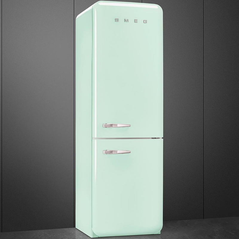 Smeg 24-inch, 11.7 cu. ft. Bottom Freezer Refrigerator FAB32UPGRN IMAGE 4