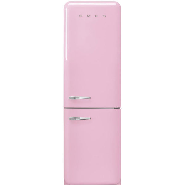 Smeg 24-inch, 11.7 cu. ft. Bottom Freezer Refrigerator FAB32UPKRN IMAGE 1