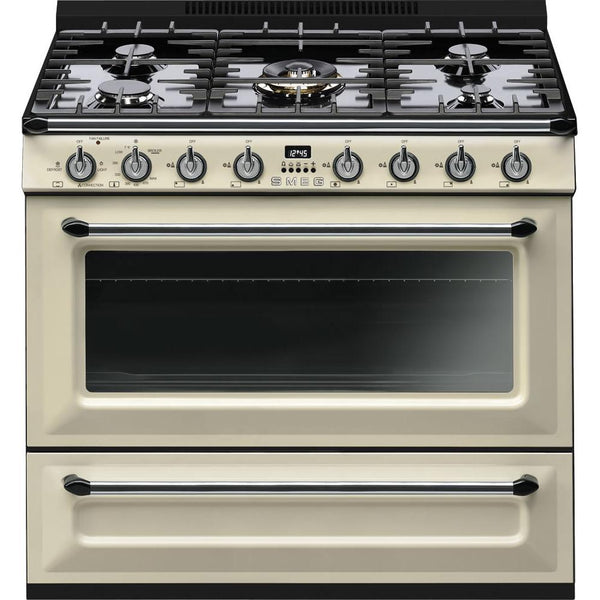 Smeg 36-inch Freestanding Gas Range TRU36GGP IMAGE 1